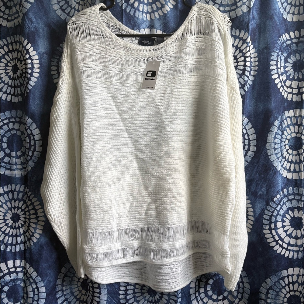 NWT Daytrip Elegant White Sweater